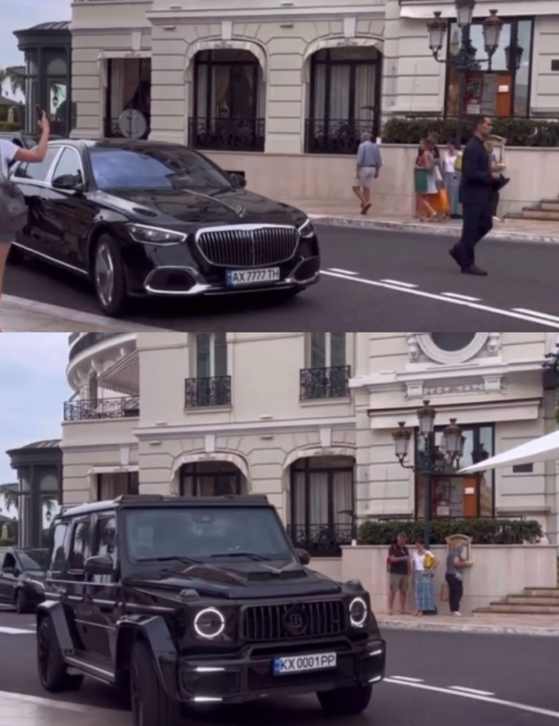 Автомобілі Mercedes-Benz Maybach S580 та Mercedes-Benz G 63 AMG чорного кольору які належать сім'ї Миколи Удянського, оформлені на ТОВ «Баумман»
