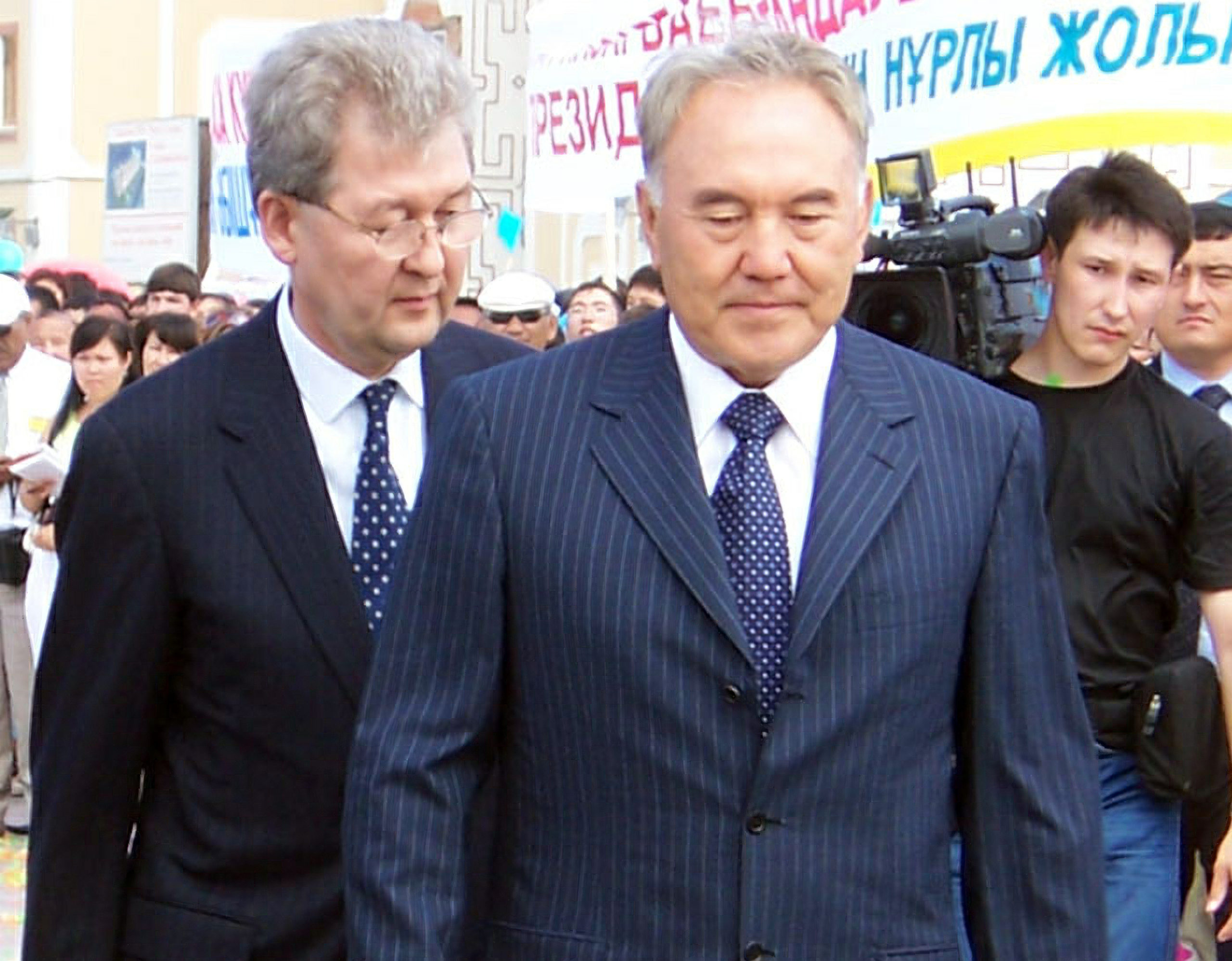 Аслан Мусин и Нурсултан Назарбаев