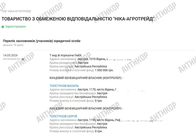 Василий Толстунов, Сергей Толстунов