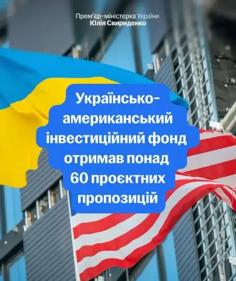 Фонд відбудови отримав понад 60 проєктних пропозицій, більшість – від українських компаній