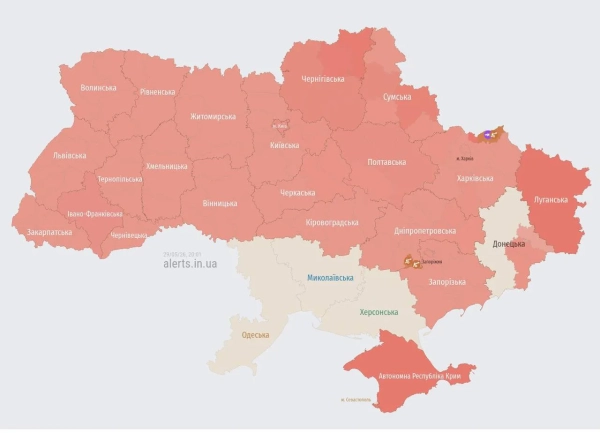 Ракетна атака РФ: вибухи у Києві та області