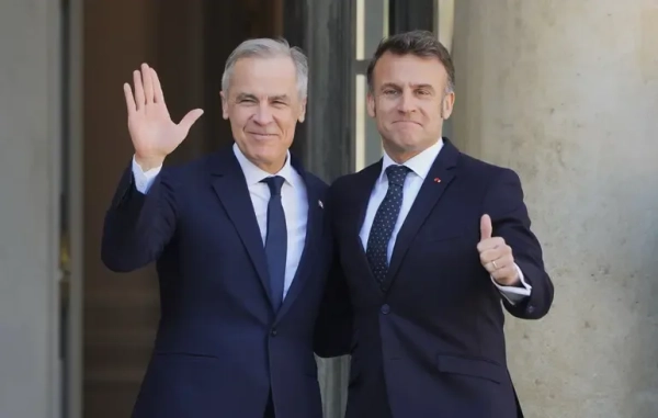 Карні та Макрон: зустріч у Парижі перед самітом G7