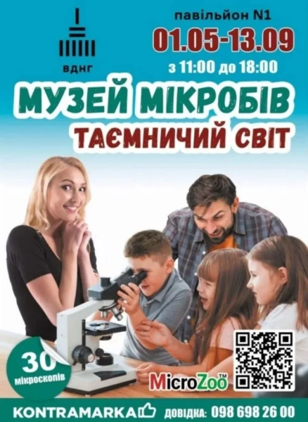 Куди піти у Києві 23-24 травня: Афіша вихідних 12 Музей мікробів
