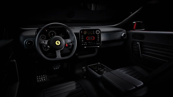 Ferrari Luce: Завантажити застосунок потужного електромобіля 48 Ferrari Luce - центральна консоль