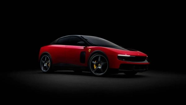 Ferrari Luce: Завантажити застосунок потужного електромобіля 37 Ferrari Luce - дизайн бічних дзеркал