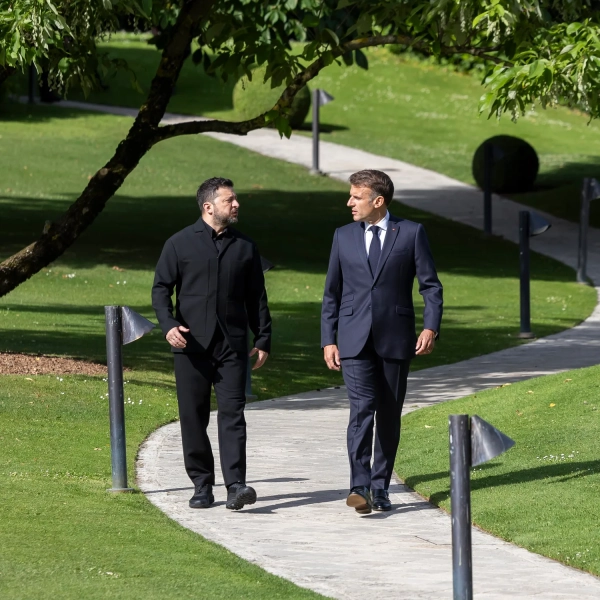 Макрон запропонував зустріч Зеленського та Трампа