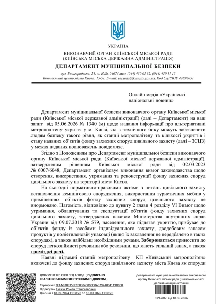 Метро: матраци, намети під час тривог – відповідь КМДА 8 Метро: матраци, намети під час тривог – відповідь КМДА 6