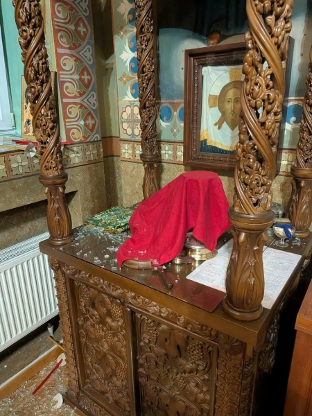 Спасо-Преображенський храм у Чорноморську пошкоджено через атаку