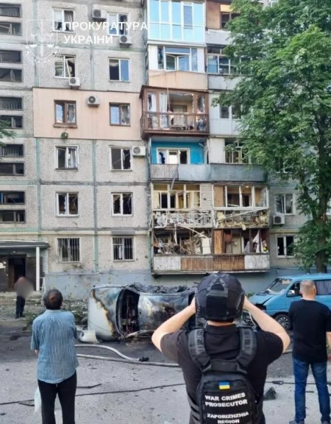 Атака на Запоріжжя: двоє дітей постраждали, знищено тепловоз 3