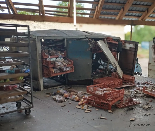 Атака дронів на хлібзавод у Глухові: наслідки