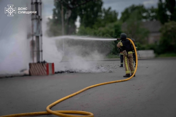 Наслідки атаки на АЗС у Сумах