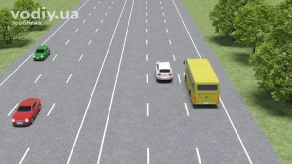 Обмеження швидкості в Україні: міста, траси 18 Дорога з розділювальною смугою
