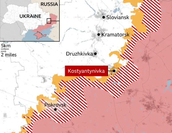 Бій за Костянтинівку: росіяни в місті, BBC про деталі