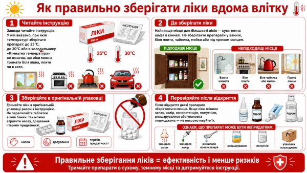 Як зберегти ліки влітку: важливі поради 8 Як зберегти ліки влітку: важливі поради 6