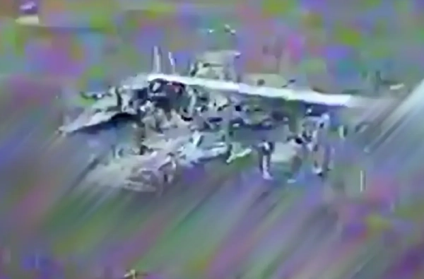 ЗСУ показали відео палаючого Су-35: деталі операції