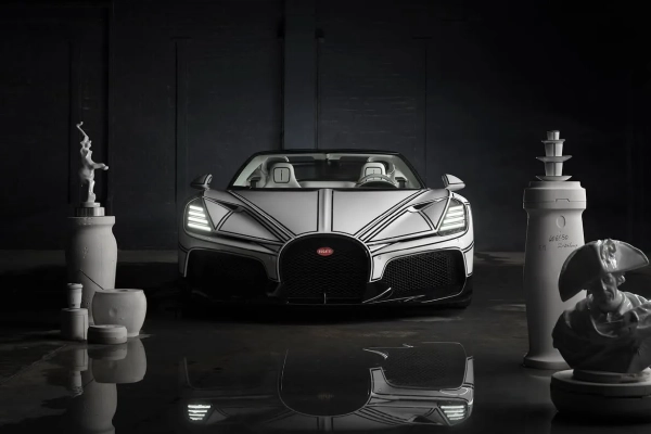 Bugatti W16 Mistral: ексклюзив з порцеляною 13 Bugatti W16 Mistral: ексклюзив з порцеляною 11