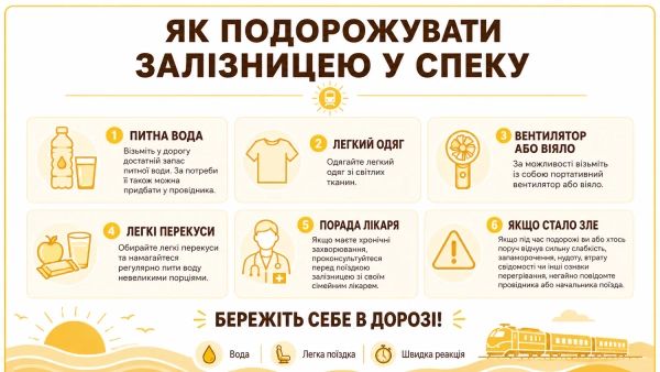 Спека в поїздах: Укрзалізниця пояснила проблему кондиціонерів 20 Зображення створено за допомогою ШІ