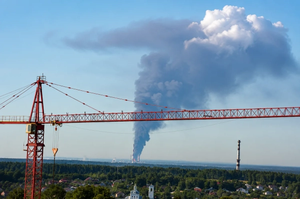 Українські дрони атакували НПЗ на росії: завод палає