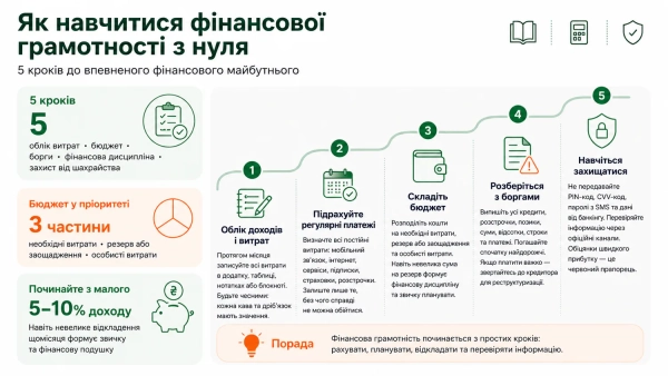 Фінансова грамотність: прості кроки для кожного 11 Фінансова грамотність: прості кроки для кожного 9