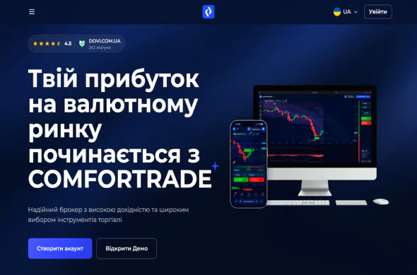 Comfortrade: нова платформа для трейдерів