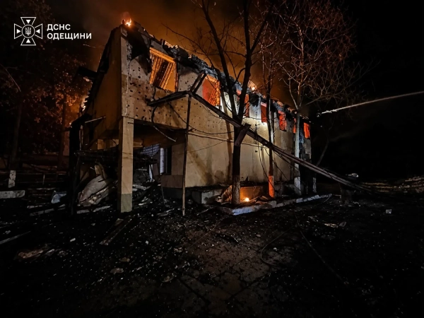 Наслідки атаки безпілотників в Одеській області