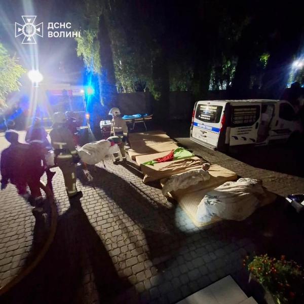 Пансіонат горів: 6 постраждалих під Луцьком