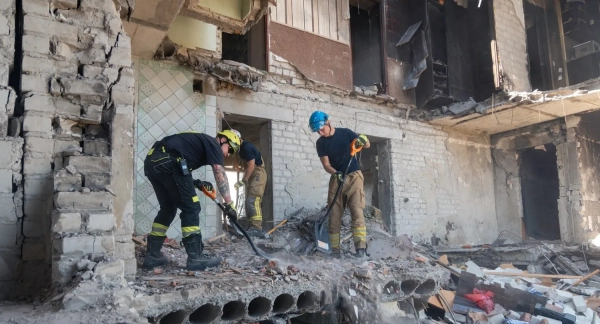 Харків: Ліквідовано наслідки удару по житловому будинку