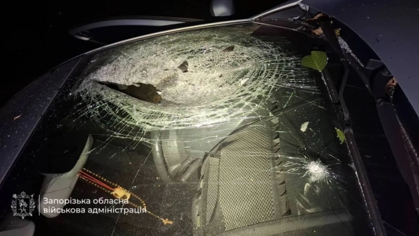 Нічна атака на Запоріжжя: Пошкоджено транспорт, авто 4 Наслідки обстрілу Запоріжжя