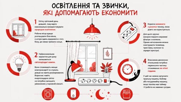 Літо: економте світло, зменште рахунки. 10 Літо: економте світло, зменште рахунки. 8