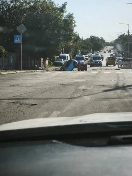 Фото з місця аварії на вулиці Білицькій