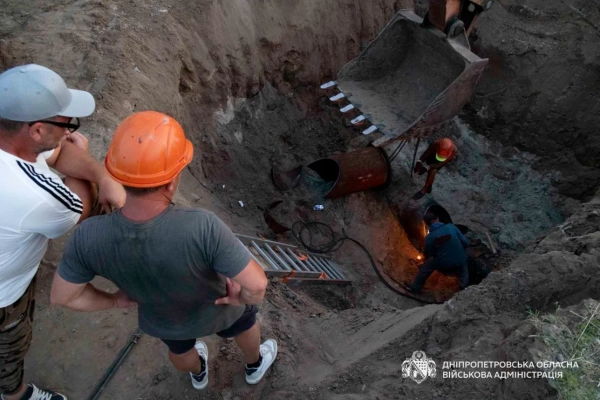 Марганець: новий водопровід відновить водопостачання