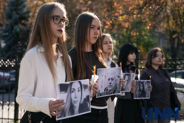 Панахида за Гонгадзе та загиблими медійниками в Києві 9