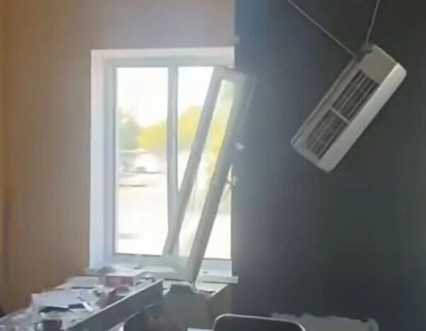 Дрон атакував офіс «Ми – Україна+»: відео наслідків