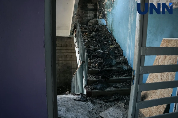 Школа після атаки "шахеда": наслідки обстрілу Києва 13