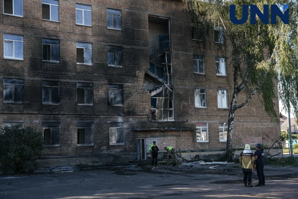 Школа після атаки "шахеда": наслідки обстрілу Києва 8